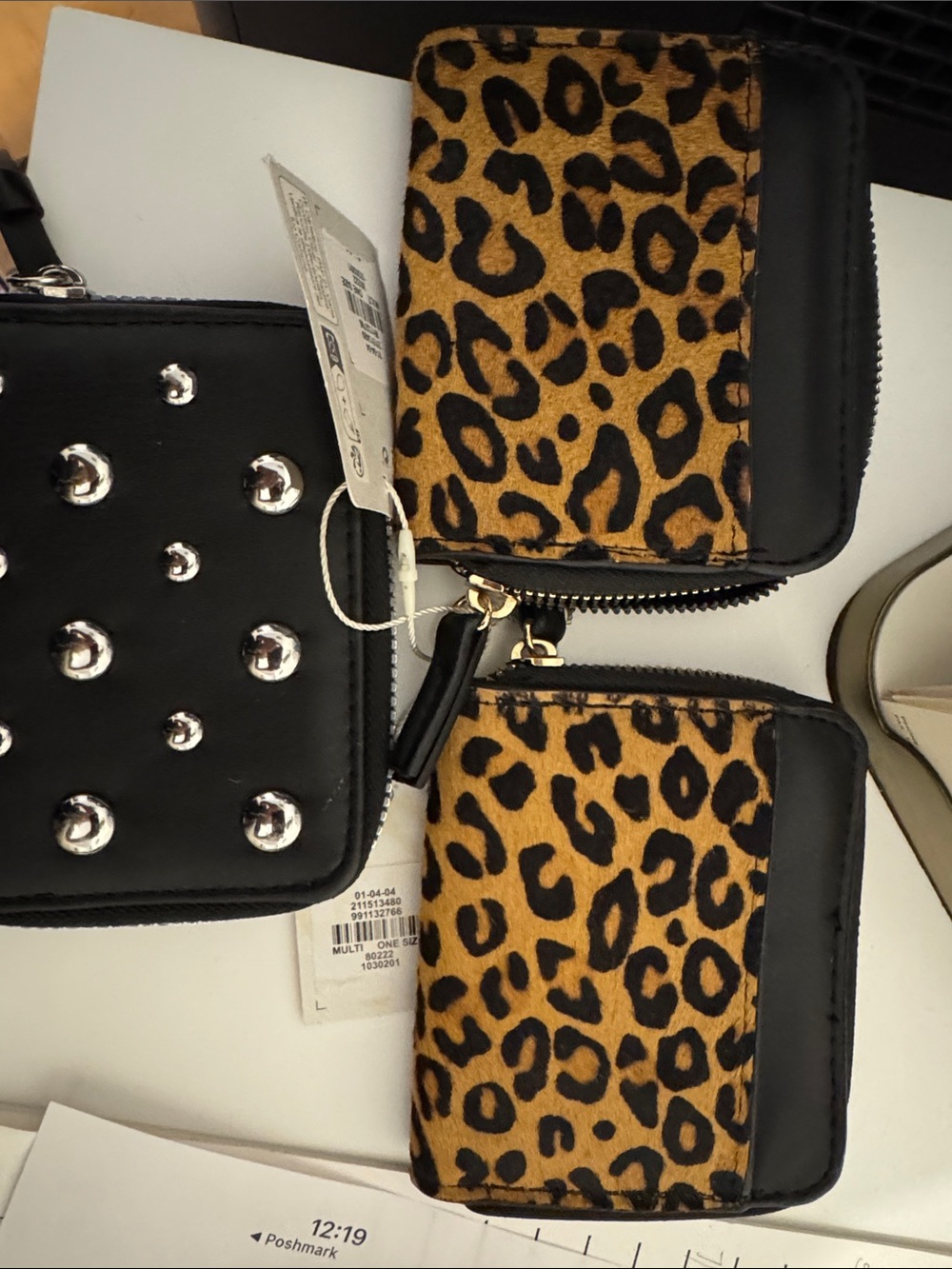 Primark Black and Brown Leopard Print Wallet 3 in set
